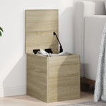 Oppbevaringsboks Sonoma Eik 30X35X35 Cm Konstruert Tre