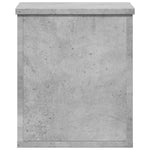 Oppbevaringsboks Betonggrå 30X35X35 Cm Konstruert Tre