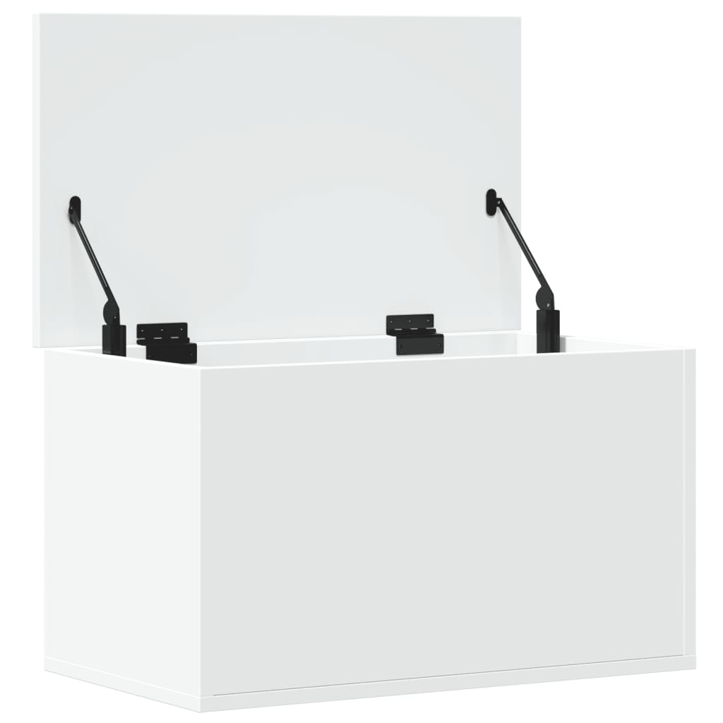 Oppbevaringsboks Hvit 60X35X35 Cm Konstruert Tre