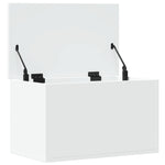 Oppbevaringsboks Hvit 60X35X35 Cm Konstruert Tre
