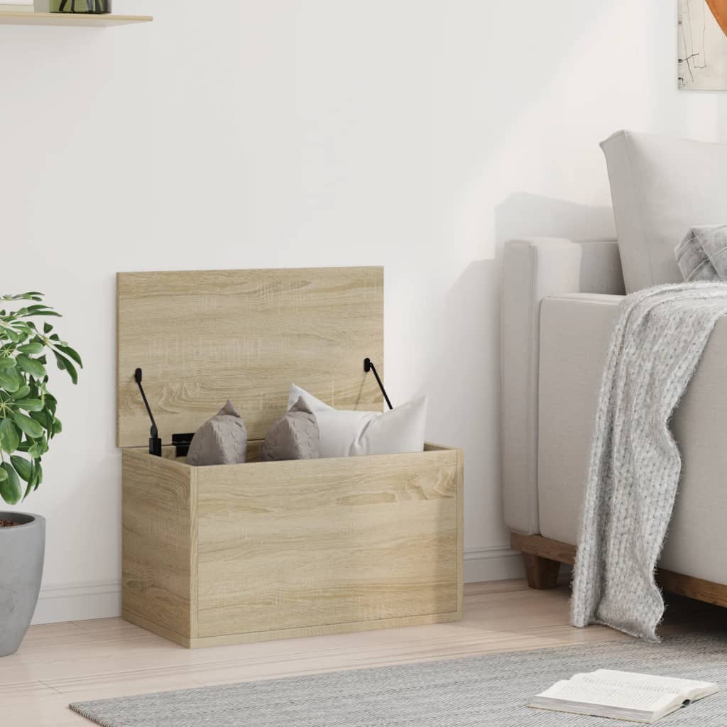 Oppbevaringsboks Sonoma Eik 60X35X35 Cm Konstruert Tre