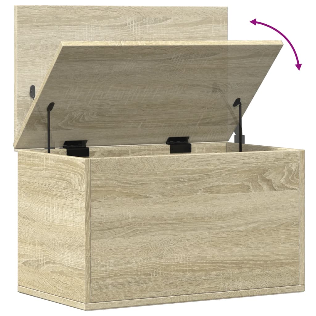 Oppbevaringsboks Sonoma Eik 60X35X35 Cm Konstruert Tre