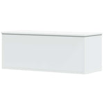 Oppbevaringsboks Hvit 90X35X35 Cm Konstruert Tre