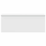 Oppbevaringsboks Hvit 90X35X35 Cm Konstruert Tre