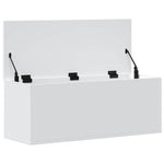Oppbevaringsboks Hvit 90X35X35 Cm Konstruert Tre
