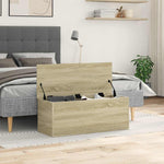 Oppbevaringsboks Sonoma Eik 90X35X35 Cm Konstruert Tre