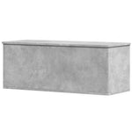 Oppbevaringsboks Betonggrå 90X35X35 Cm Konstruert Tre