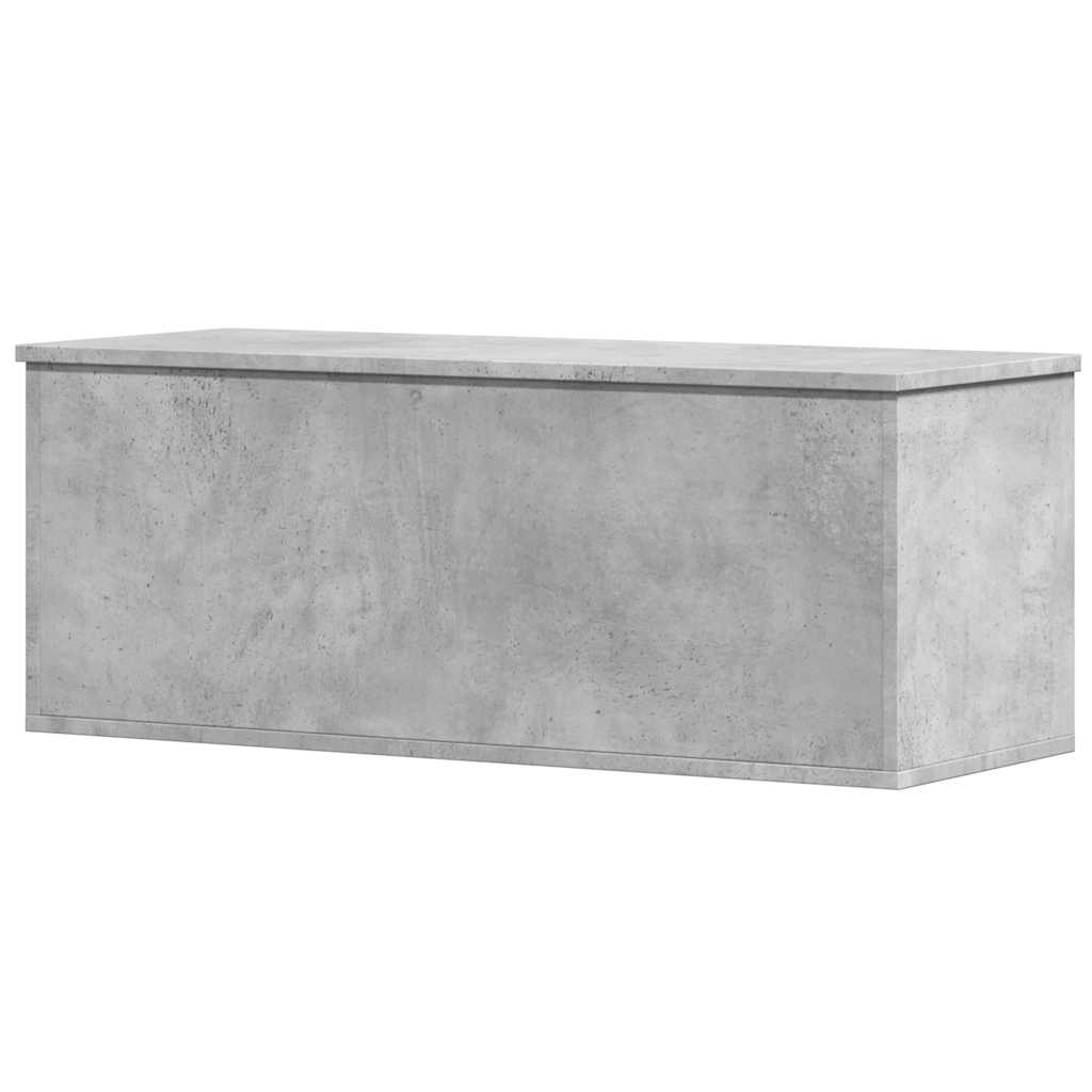 Oppbevaringsboks Betonggrå 90X35X35 Cm Konstruert Tre
