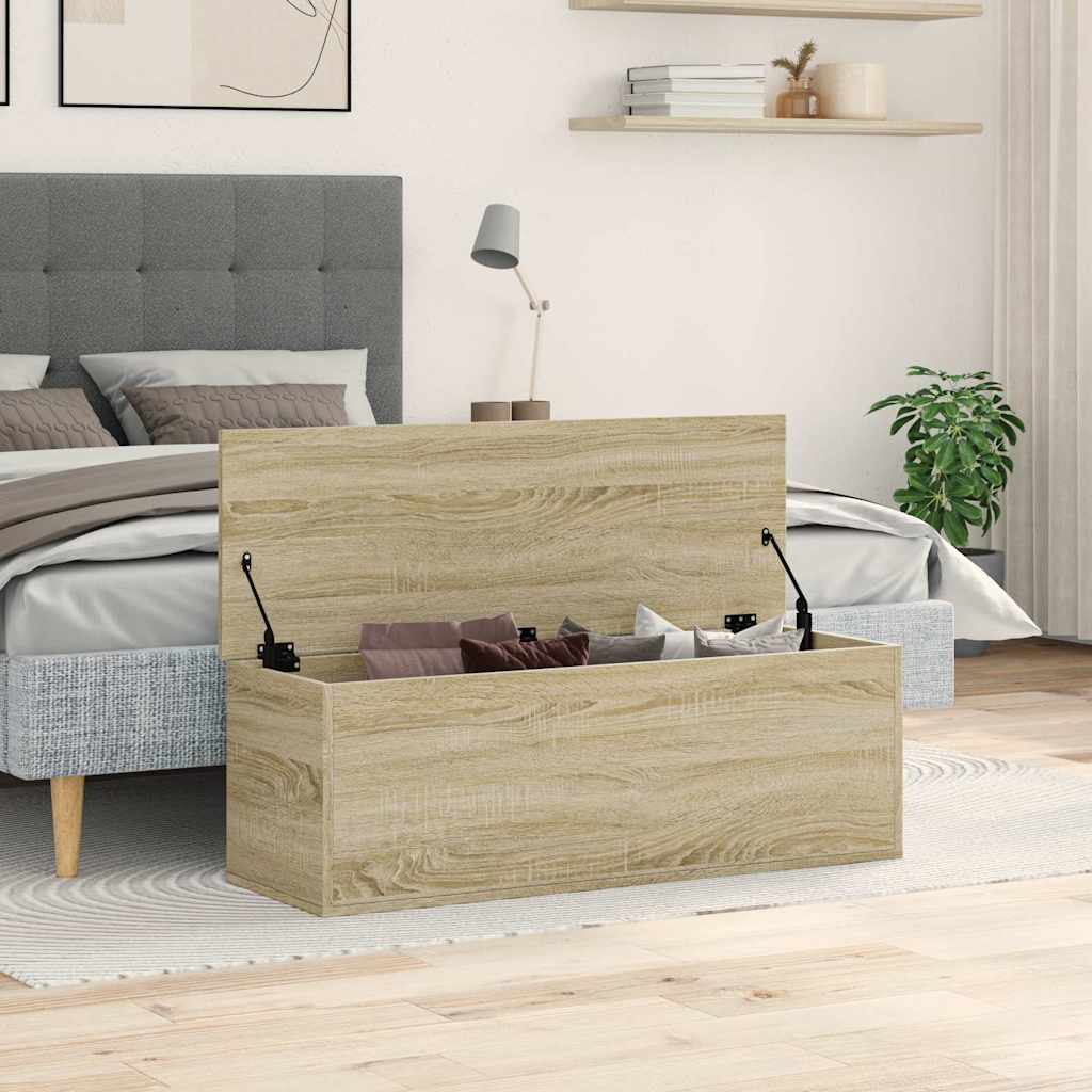 Oppbevaringsboks Sonoma Eik 102X35X35 Cm Konstruert Tre