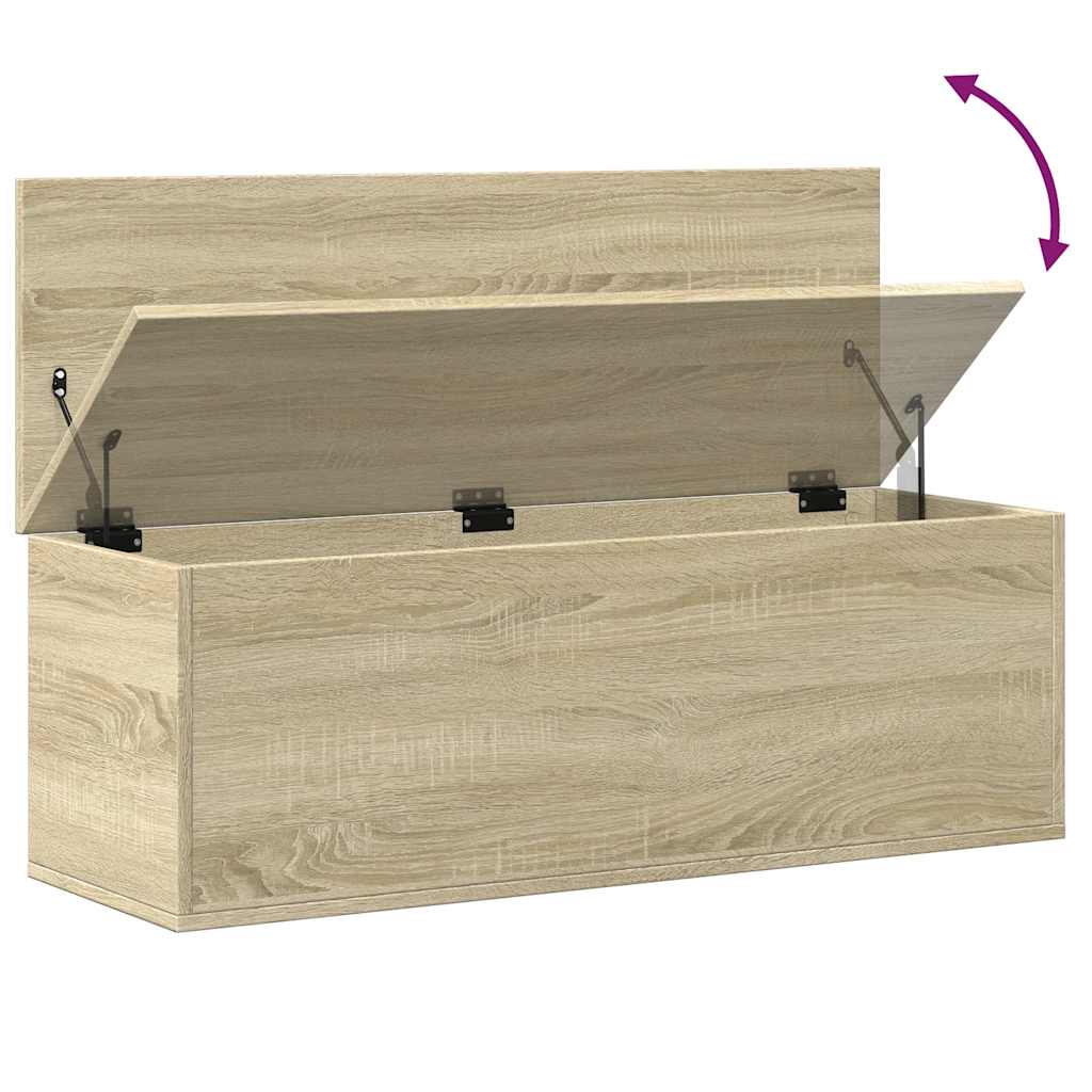 Oppbevaringsboks Sonoma Eik 102X35X35 Cm Konstruert Tre