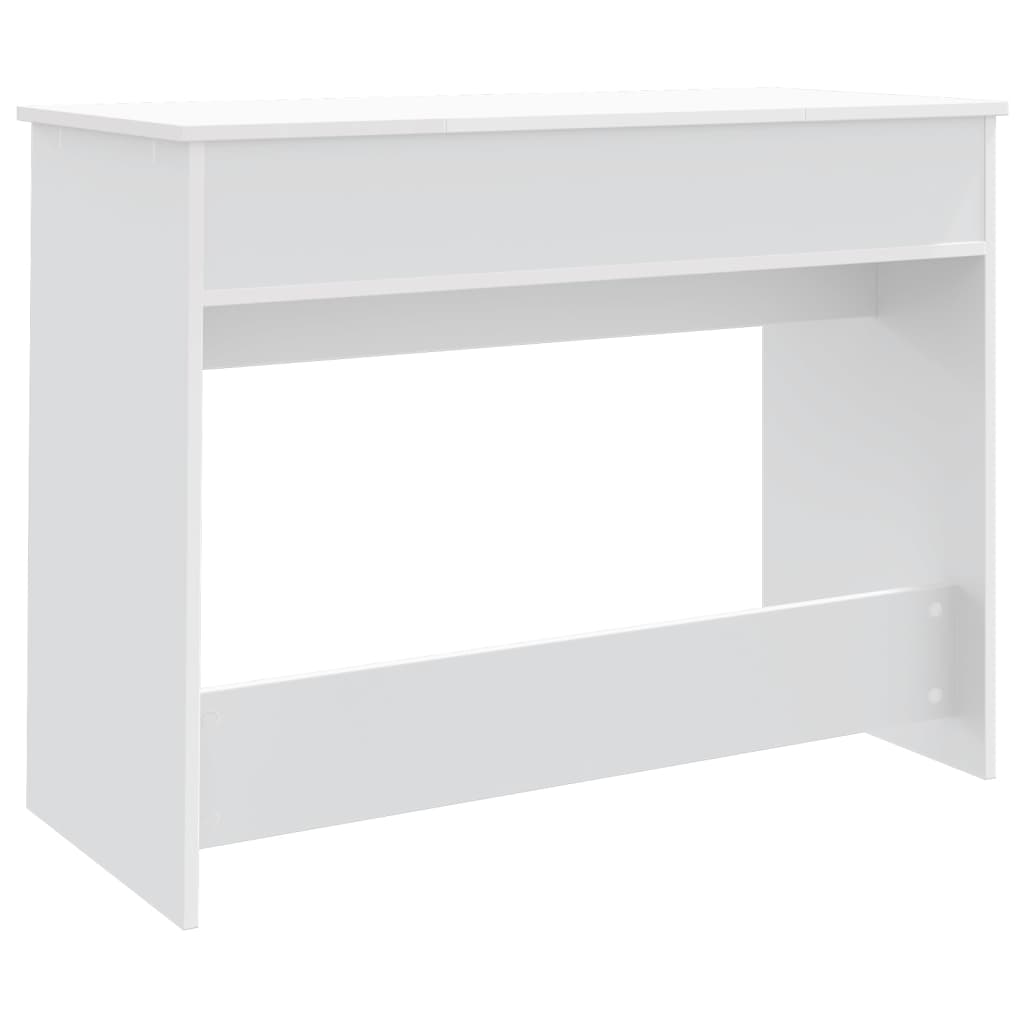 Sminkebord Med Speil Hvit 100X45X76 Cm
