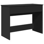 Sminkebord Med Speil Svart 100X45X76 Cm