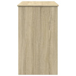 Sminkebord Med Speil Sonoma Eik 100X45X76 Cm