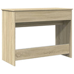 Sminkebord Med Speil Sonoma Eik 100X45X76 Cm