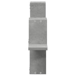 Vegghylle Betonggrå 104,5X10X43 Cm Konstruert Tre