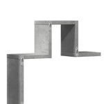 Vegghylle Betonggrå 104,5X10X43 Cm Konstruert Tre