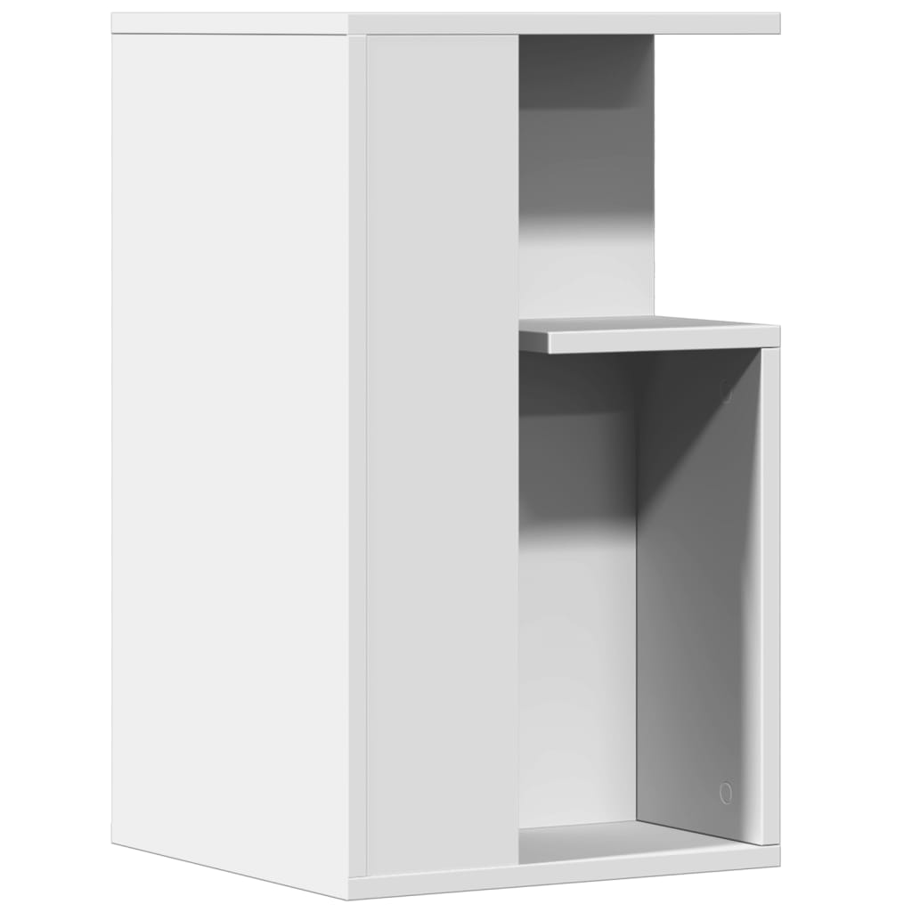 Sidebord Hvit 35X35X60 Cm Sponplate