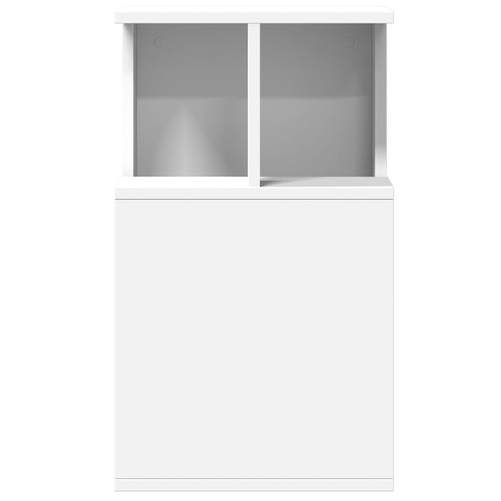 Sidebord Hvit 35X35X60 Cm Sponplate