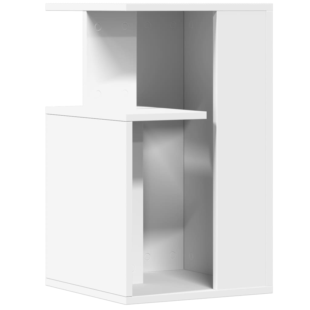 Sidebord Hvit 35X35X60 Cm Sponplate