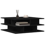 Salongbord Svart 70X70X29 Cm Konstruert Tre