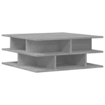 Salongbord Betonggrå 70X70X29 Cm Konstruert Tre