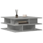 Salongbord Betonggrå 70X70X29 Cm Konstruert Tre