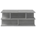 Salongbord Betonggrå 70X70X29 Cm Konstruert Tre