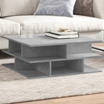 Salongbord Betonggrå 70X70X29 Cm Konstruert Tre