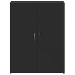 Arkivskap Svart 60X32X77,5 Cm Konstruert Tre