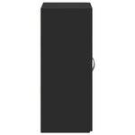 Arkivskap Svart 60X32X77,5 Cm Konstruert Tre