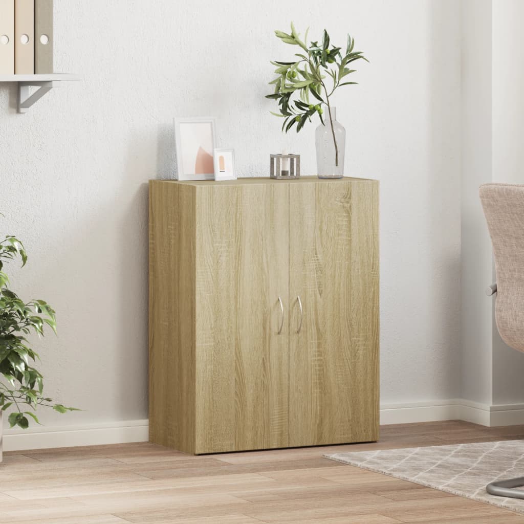 Arkivskap Sonoma Eik 60X32X77,5 Cm Konstruert Tre