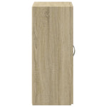 Arkivskap Sonoma Eik 60X32X77,5 Cm Konstruert Tre