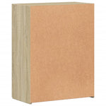 Arkivskap Sonoma Eik 60X32X77,5 Cm Konstruert Tre
