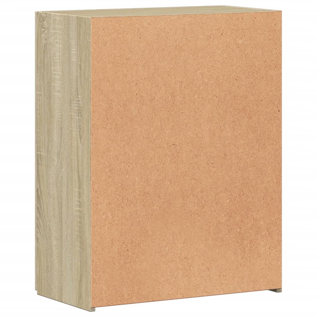Arkivskap Sonoma Eik 60X32X77,5 Cm Konstruert Tre