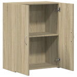 Arkivskap Sonoma Eik 60X32X77,5 Cm Konstruert Tre