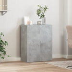 Veggskap Betonggrå 60X32X77,5 Cm Konstruert Tre