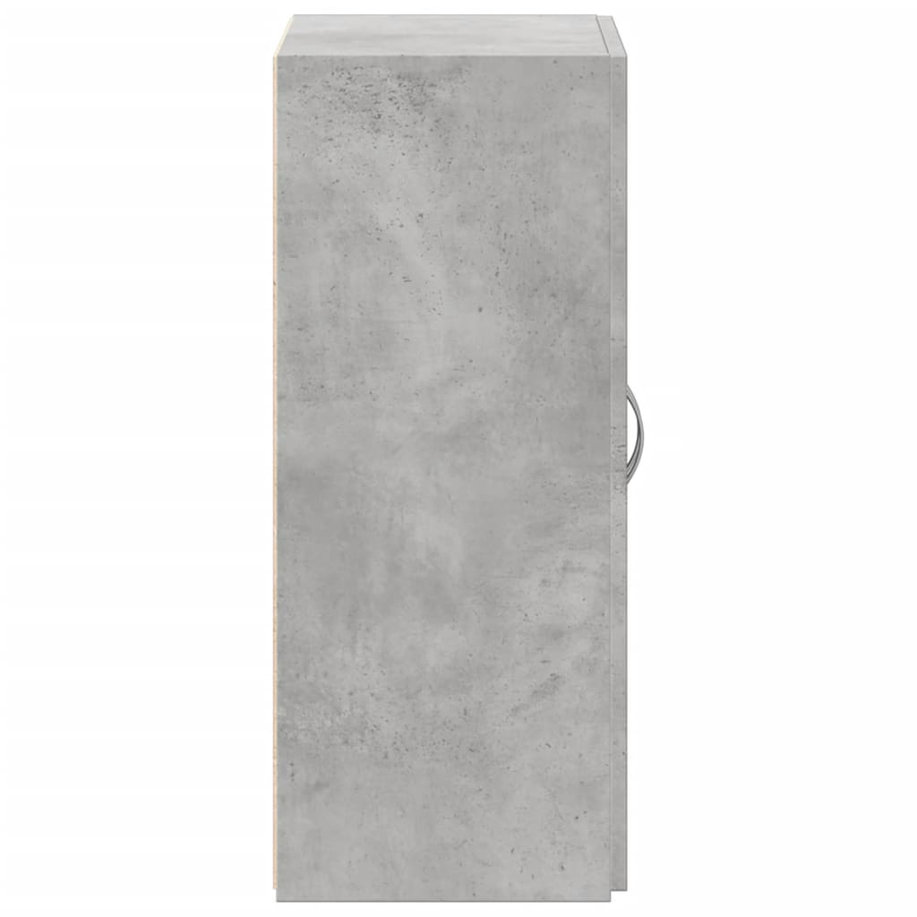 Veggskap Betonggrå 60X32X77,5 Cm Konstruert Tre