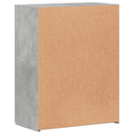 Veggskap Betonggrå 60X32X77,5 Cm Konstruert Tre