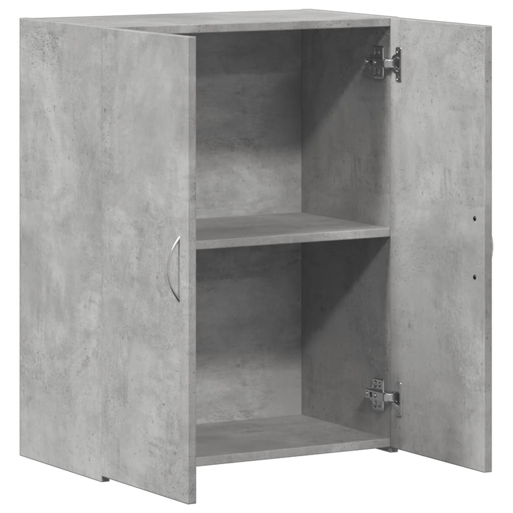 Veggskap Betonggrå 60X32X77,5 Cm Konstruert Tre