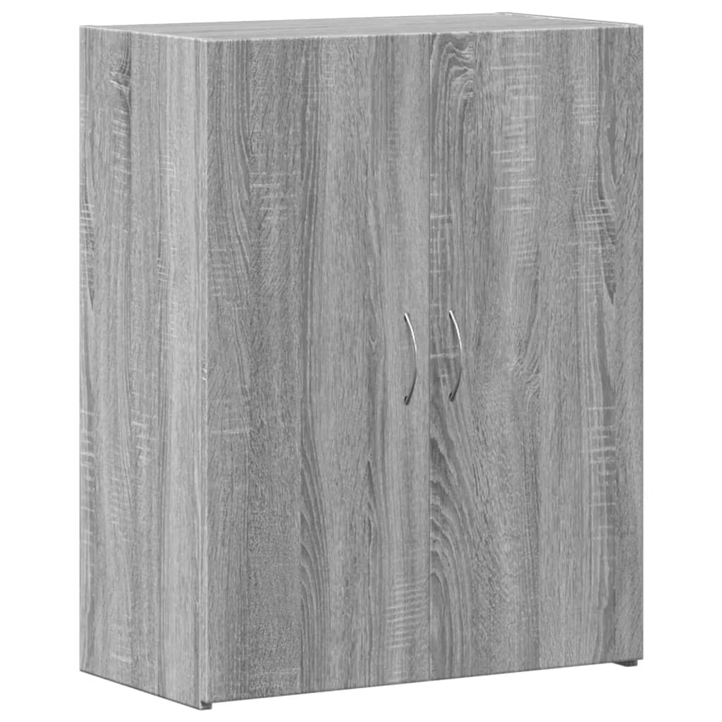 Skoskap Grå Sonoma 60X32X77,5 Cm Konstruert Tre
