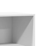Garderobe Hvit 77X48X102 Cm Konstruert Tre