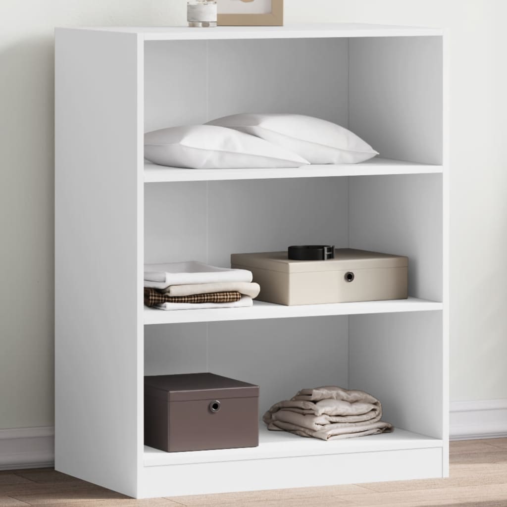 Garderobe Hvit 77X48X102 Cm Konstruert Tre