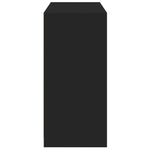 Garderobe Svart 77X48X102 Cm Konstruert Tre