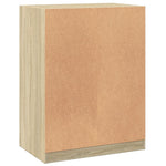 Garderobe Sonoma Eik 77X48X102 Cm Konstruert Tre
