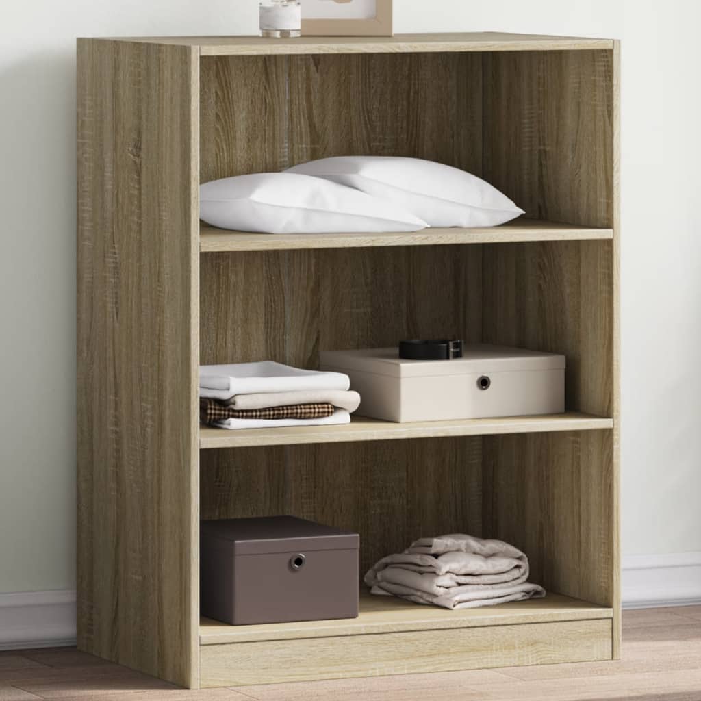 Garderobe Sonoma Eik 77X48X102 Cm Konstruert Tre