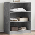 Garderobe Betonggrå 77X48X102 Cm Konstruert Tre