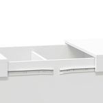 Salongbord Hvit 80X55X40 Cm Konstruert Tre