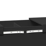 Salongbord Svart 80X55X40 Cm Konstruert Tre