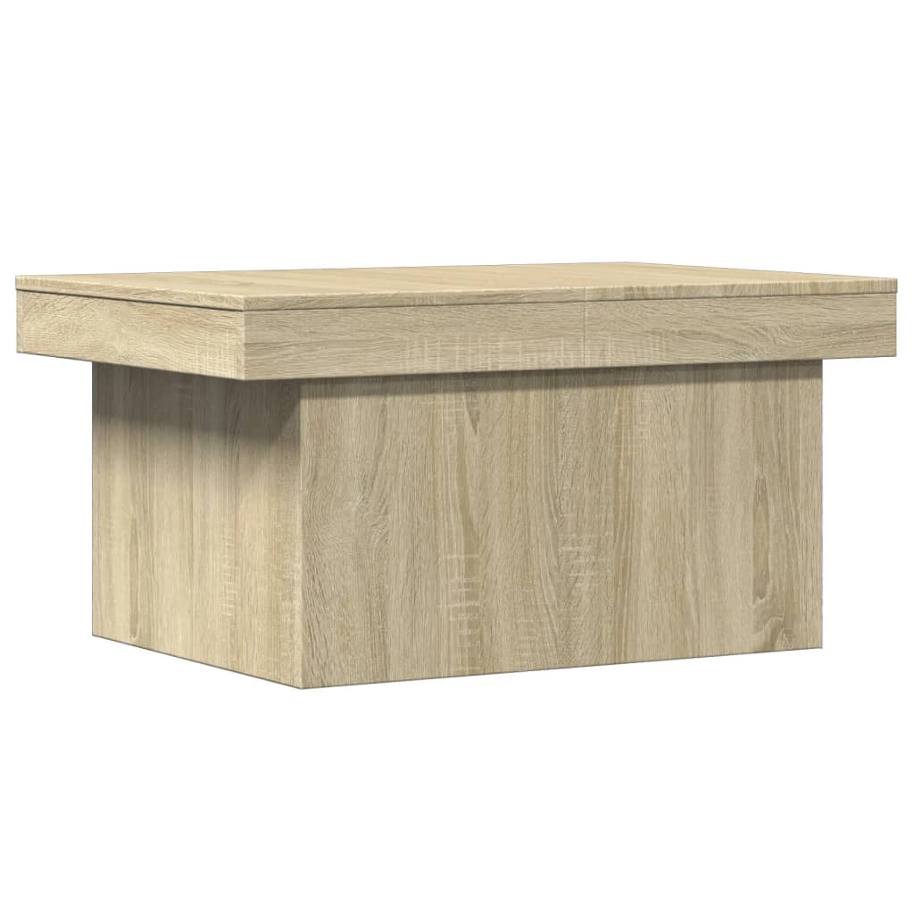 Salongbord Sonoma Eik 80X55X40 Cm Konstruert Tre