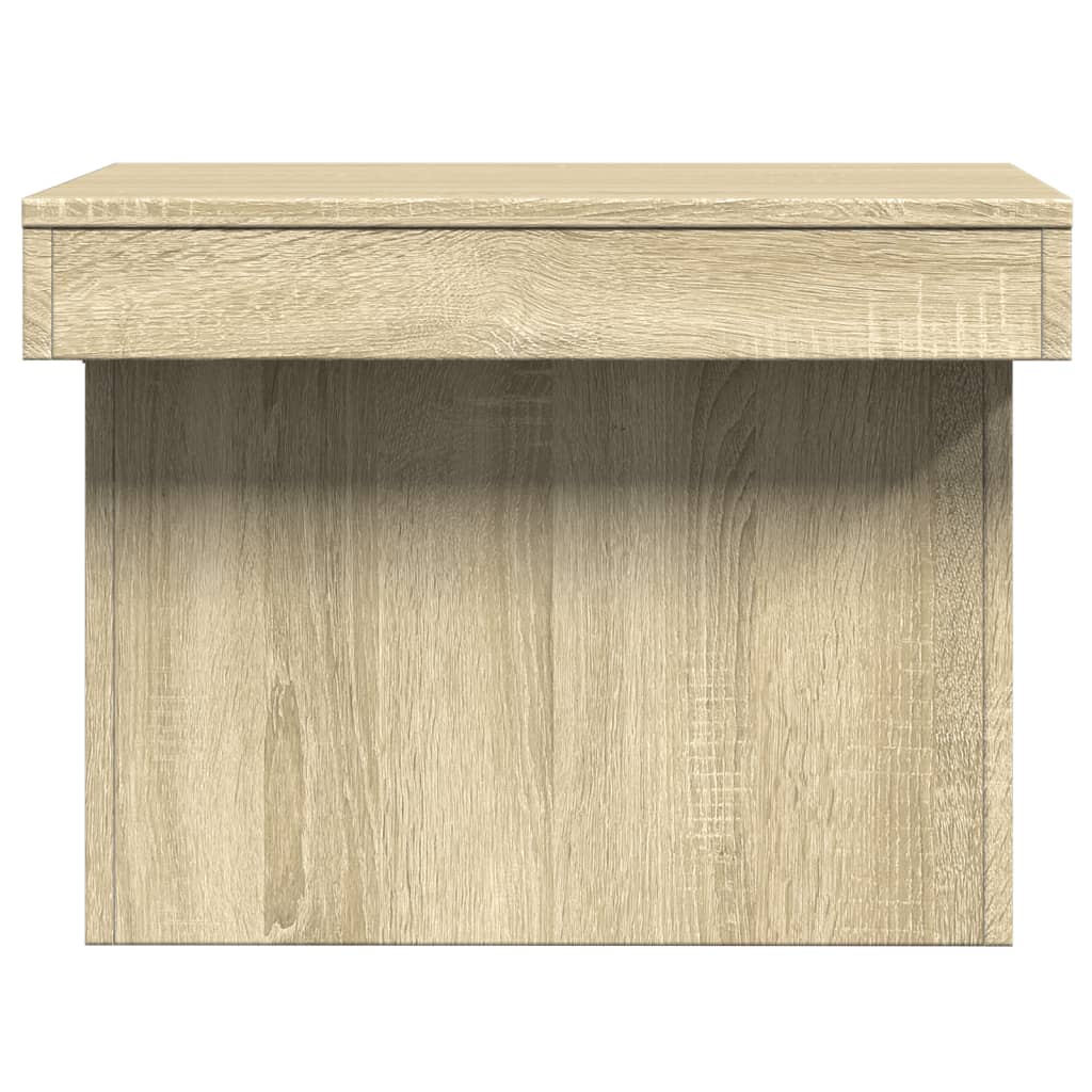 Salongbord Sonoma Eik 80X55X40 Cm Konstruert Tre